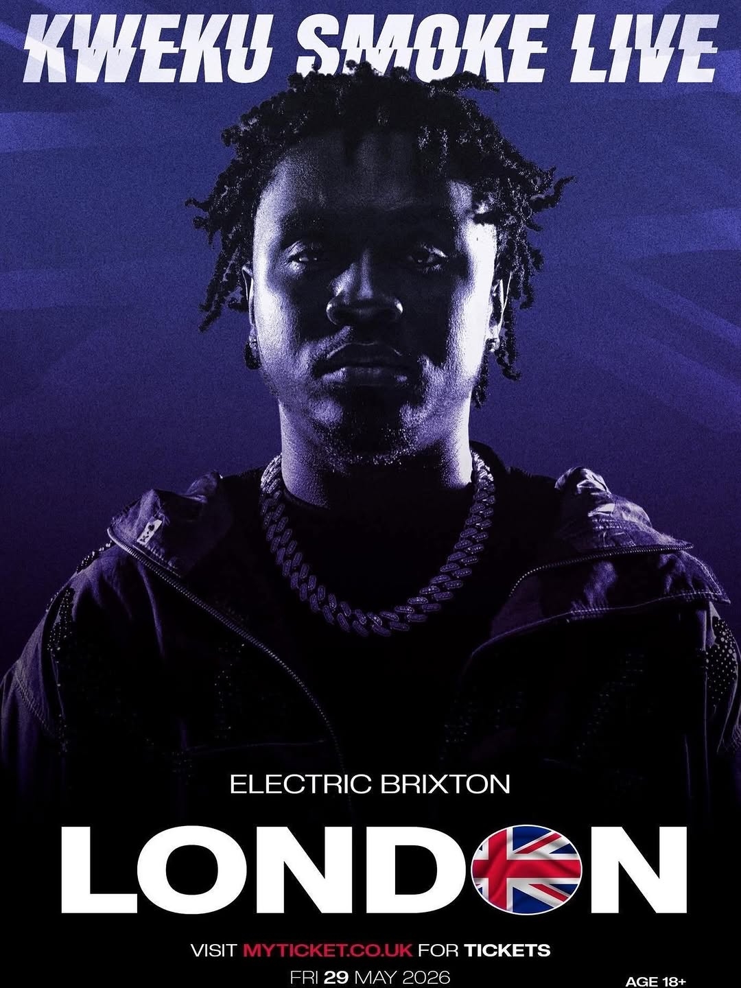 Kweku Smoke Set to Ignite London with Major Headline Show at Electric Brixton